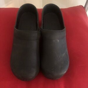 Sanita Black Clogs